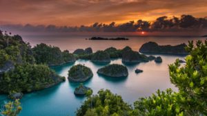 Kepulauan Raja Ampat di Papua Barat